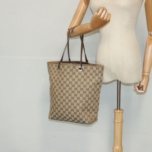 Gucci Beige Canvas Tote Bag (Pre-Owned) - Picture 16 of 16
